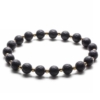 bransoletka męska z onyksu faszerowanego