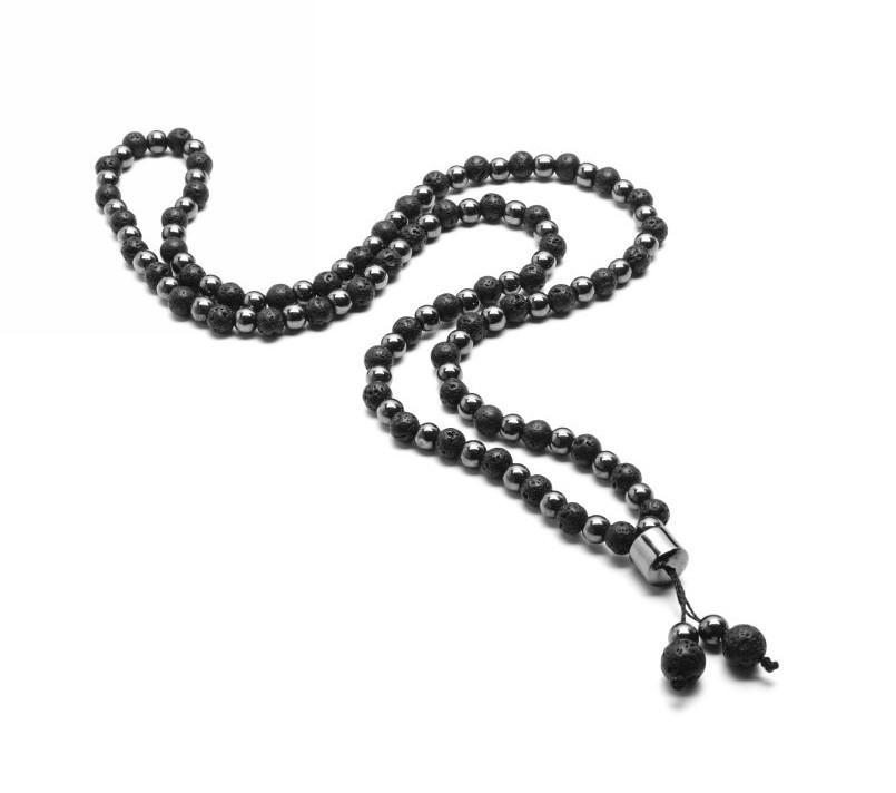 naszyjnik męski z kamieni naturalnych