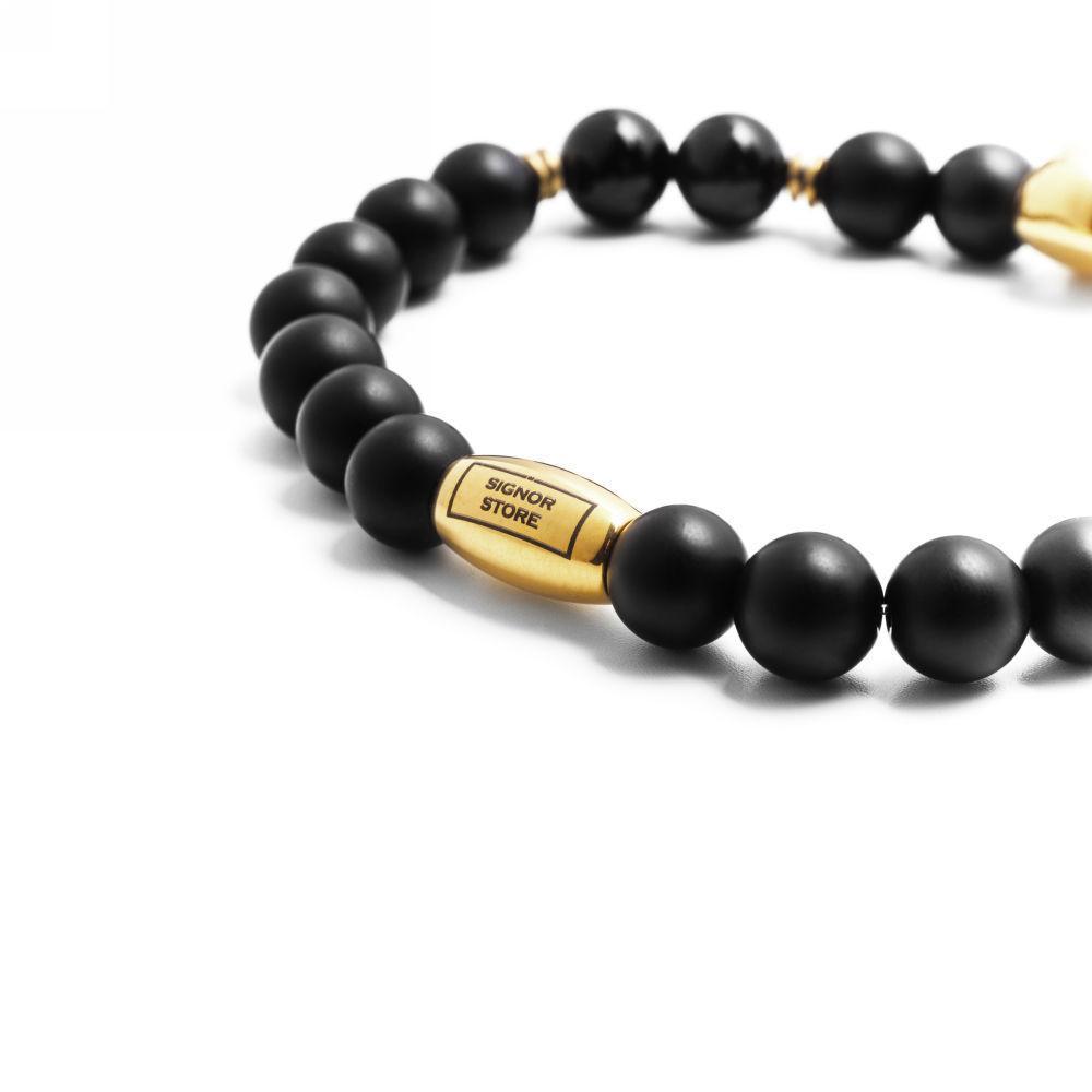 bransoletka męska z czaszką