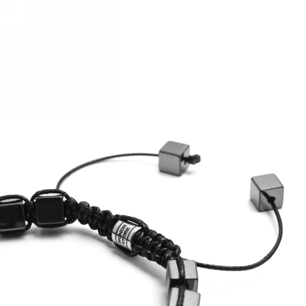 bransoletka męska z hematytu