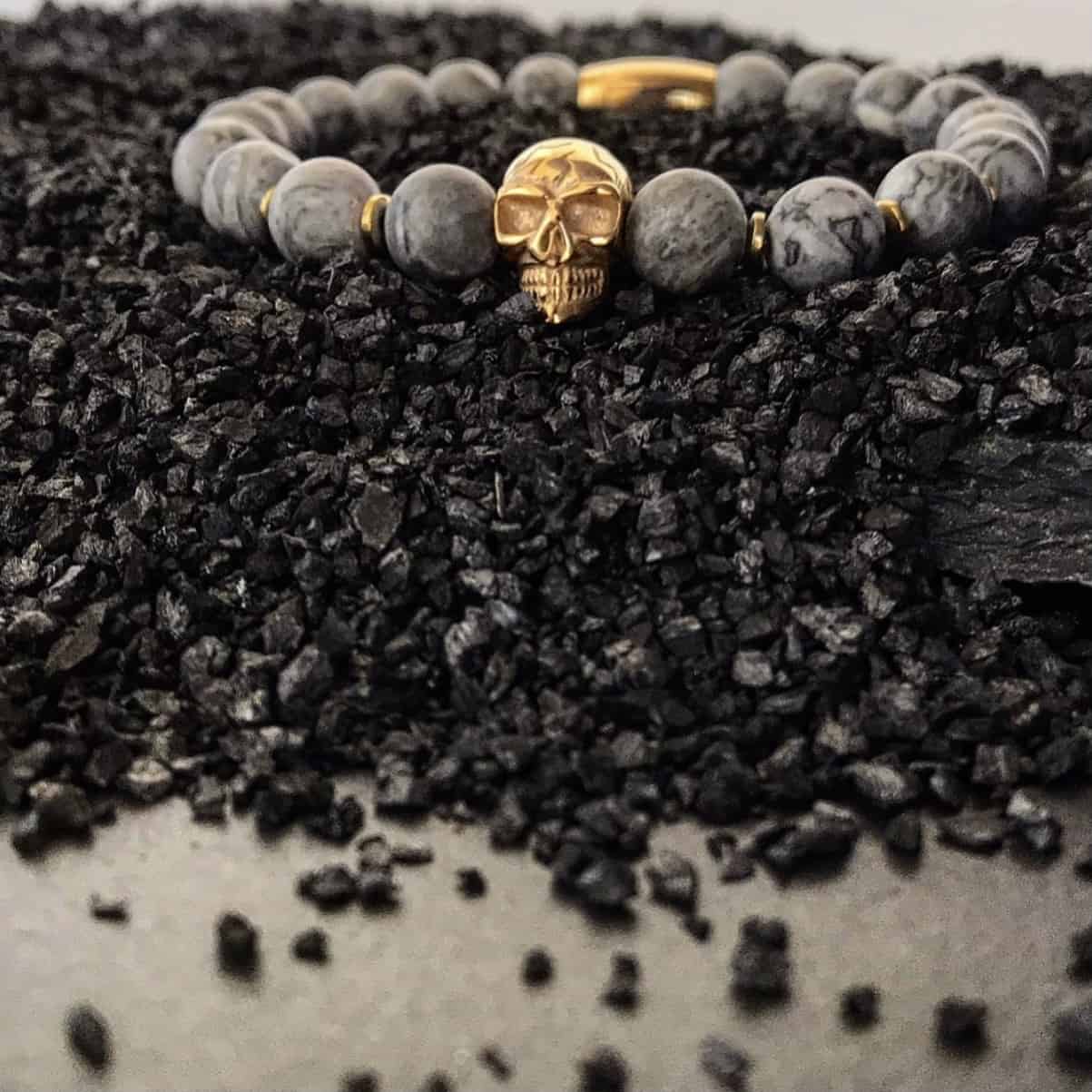 bransoletka męska z jaspisu