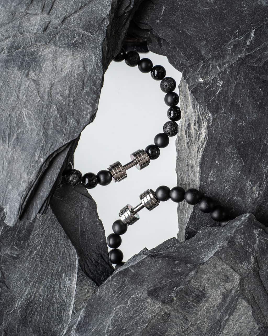 bransoletka z hantlą