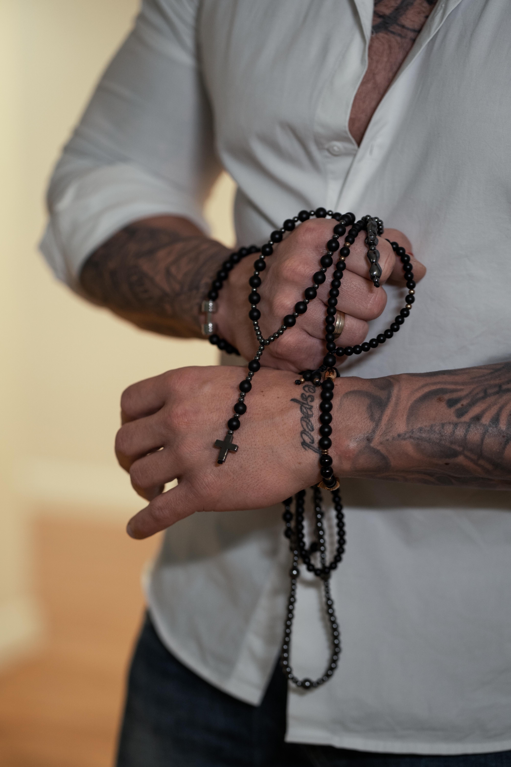 różaniec męski