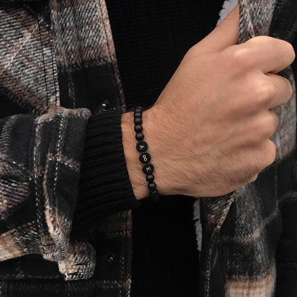 personalizowana bransoletka dla mężczyzny