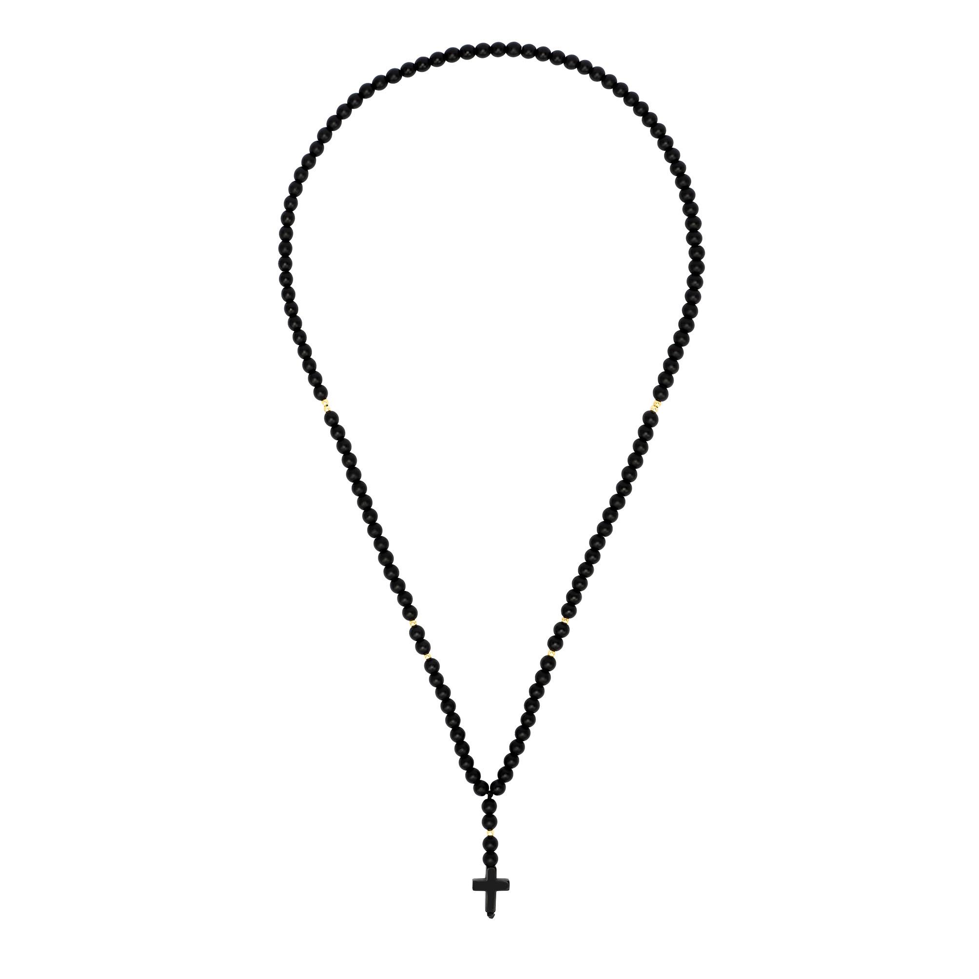 męski naszyjnik z krzyżem