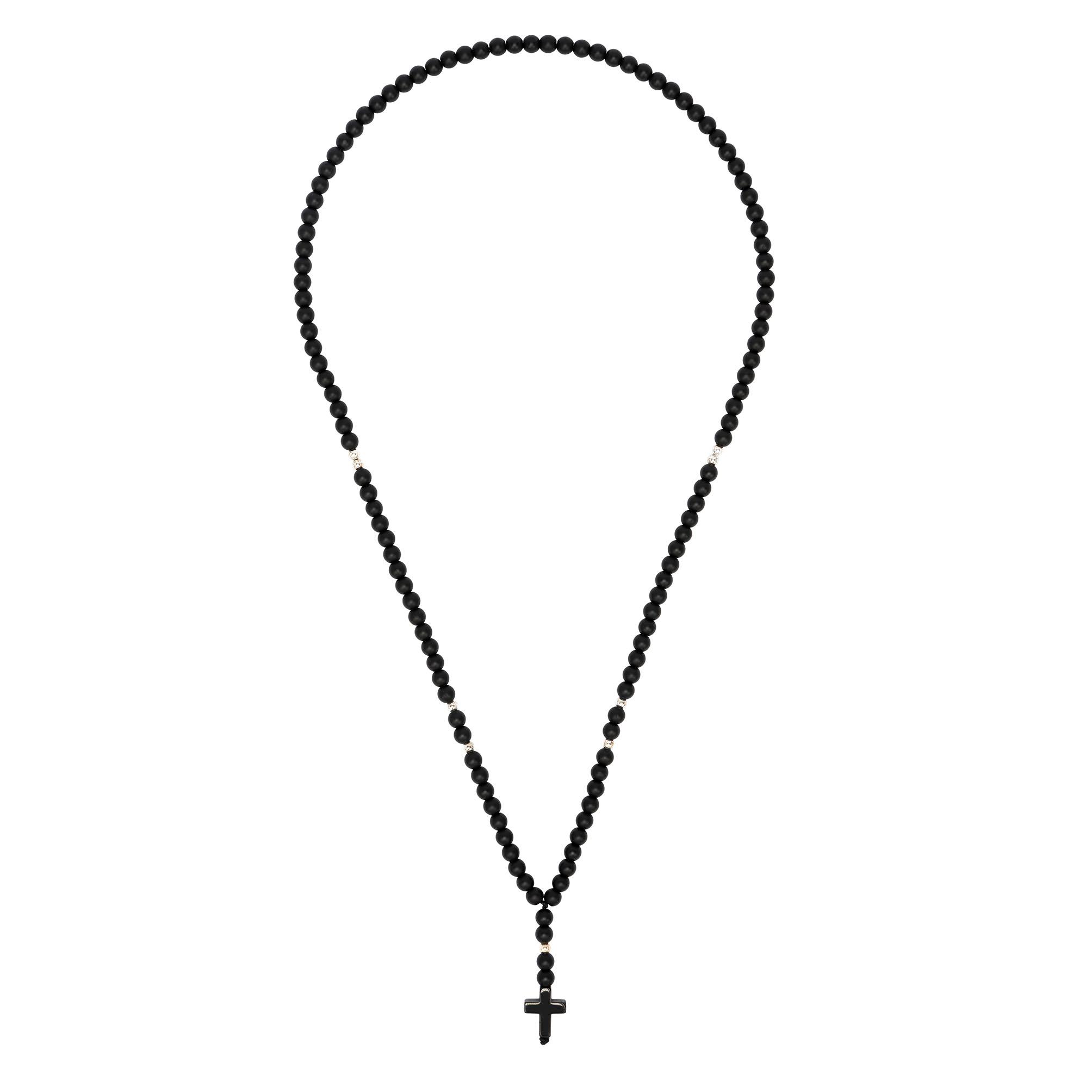 męski naszyjnik z krzyżem