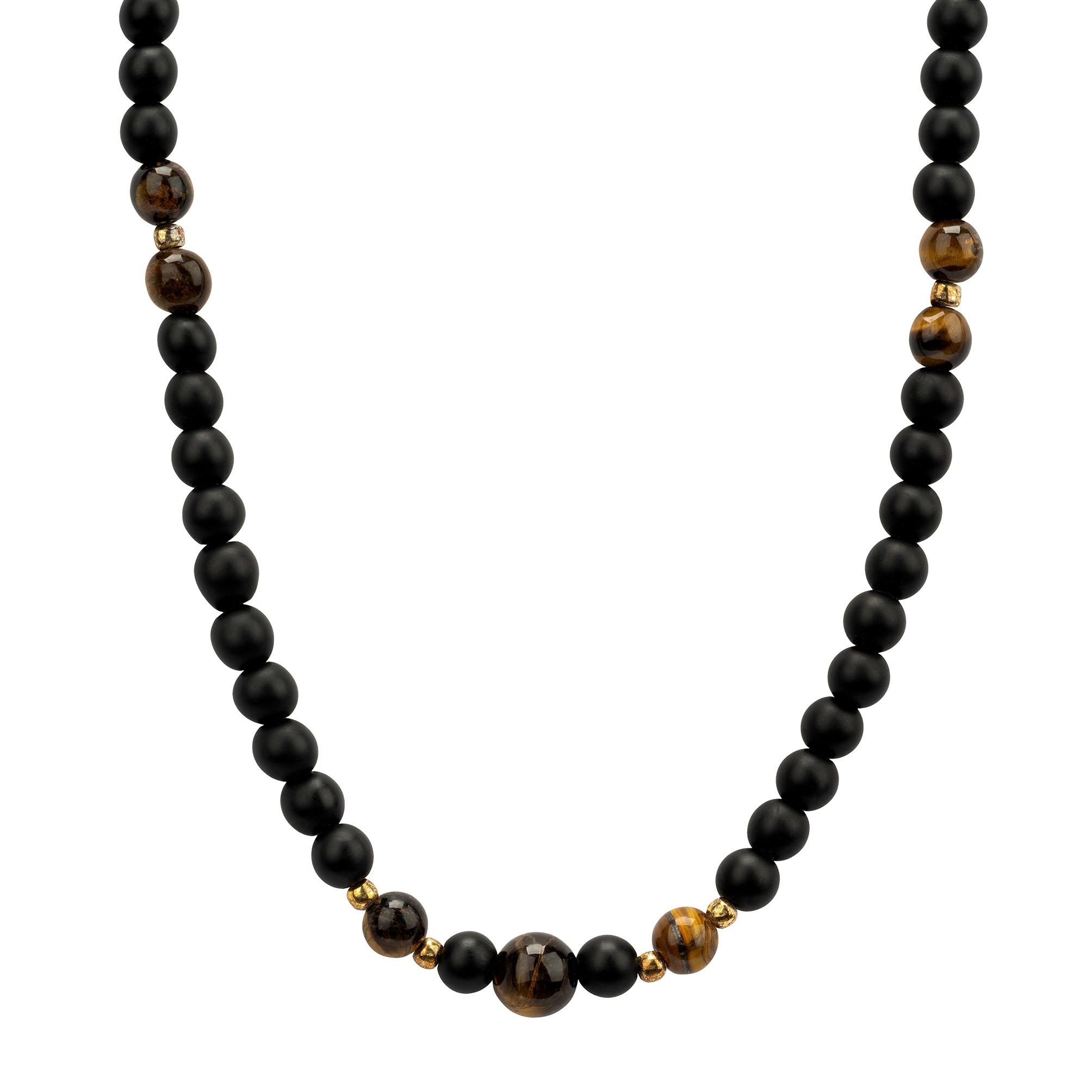 naszyjnik męski z koralików