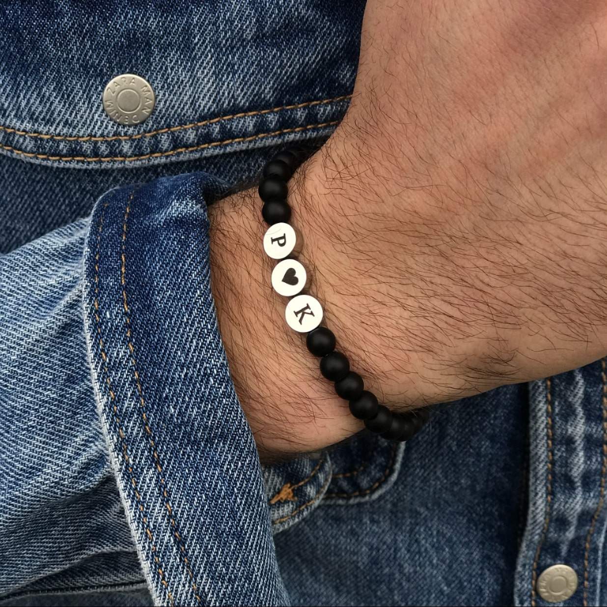 personalizowana bransoletka męska