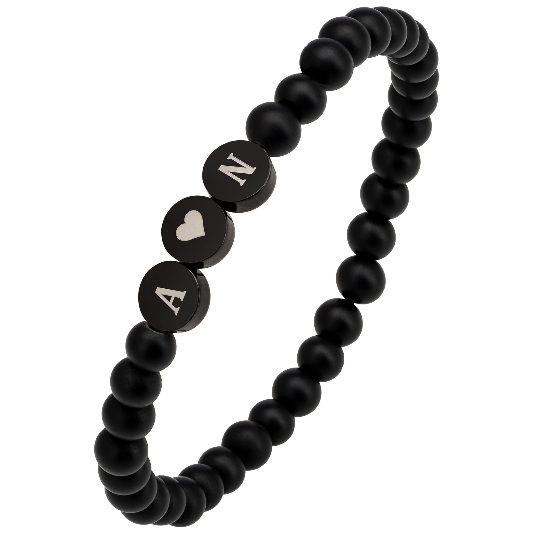 bransoletka z grawerem inicjały