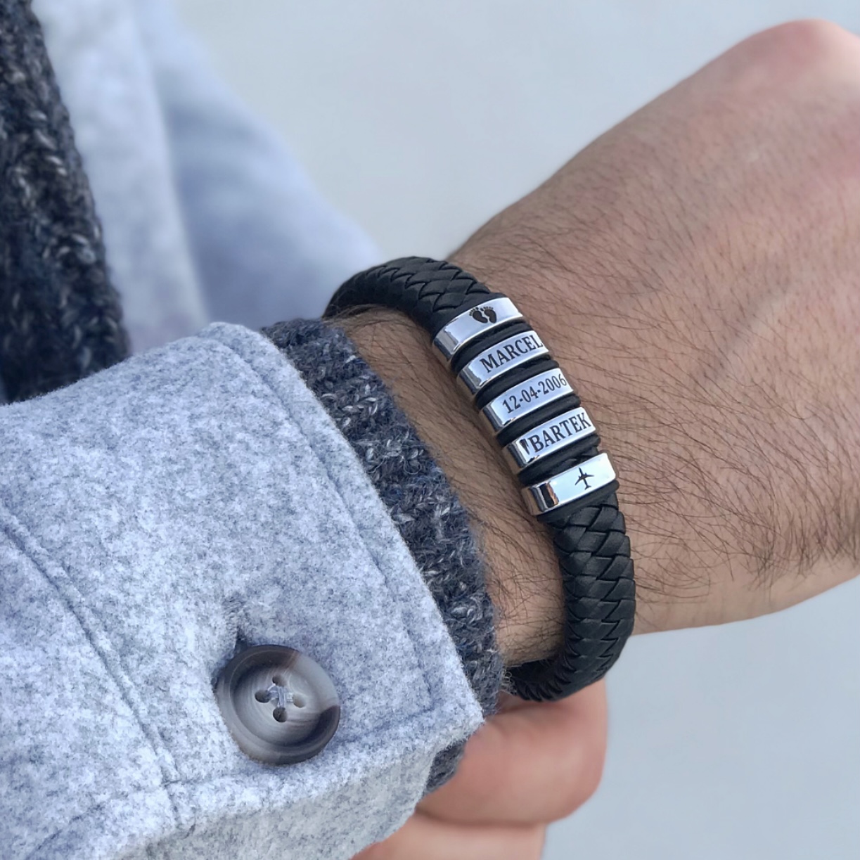 Personalizowana bransoletka meska