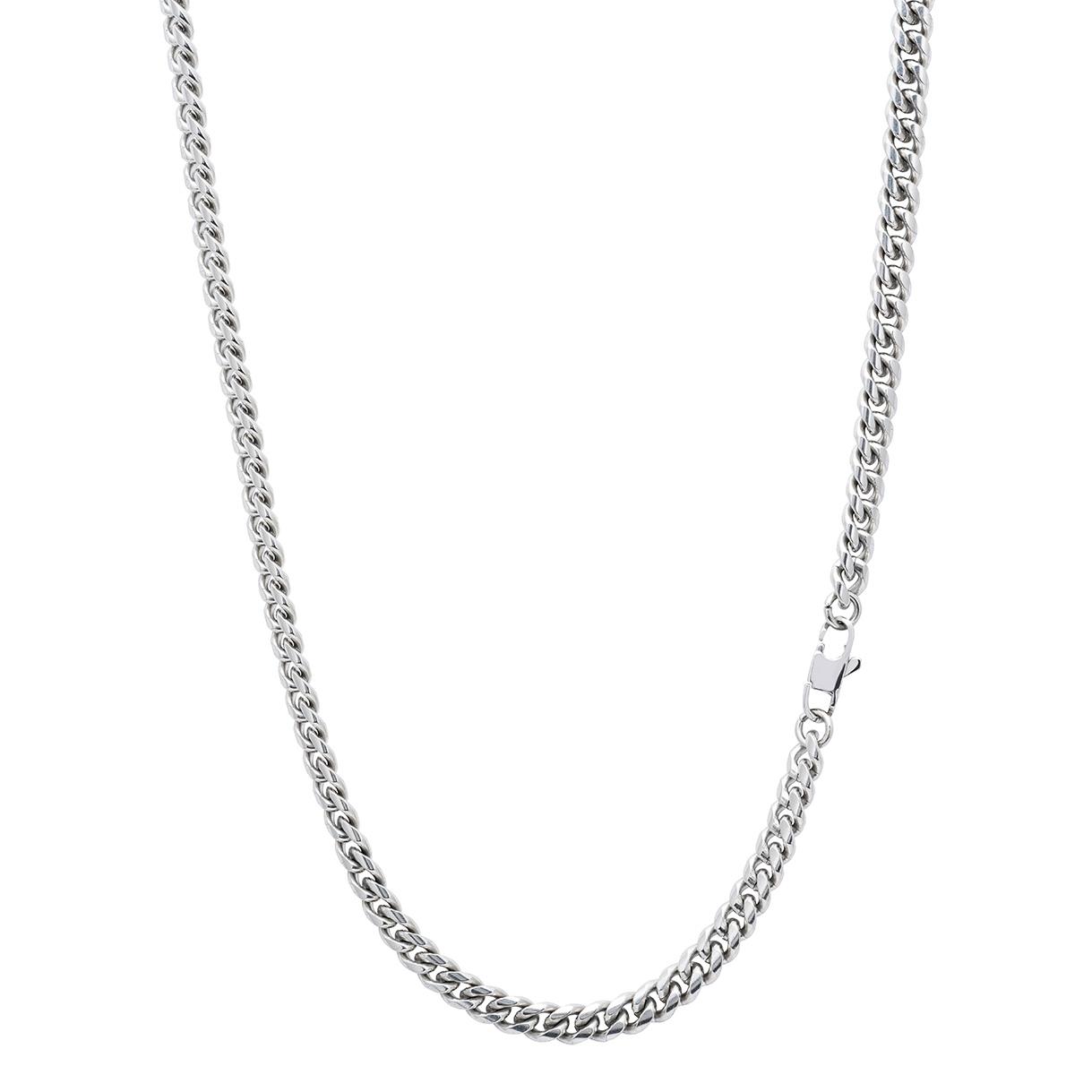 srebrny naszyjnik łańcuch splot pancerka