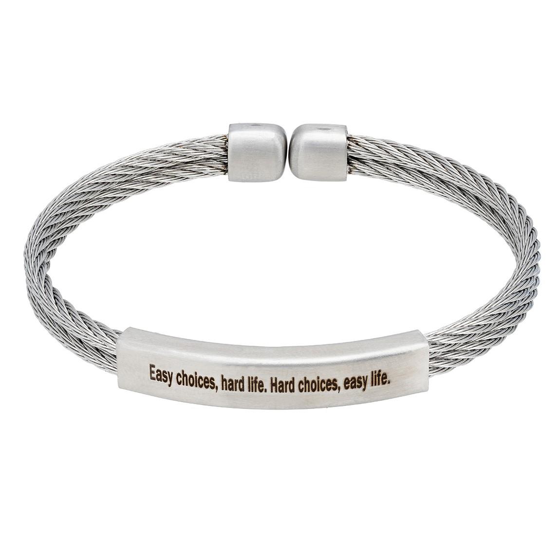 personalizowana bransoletka męska z grawerem