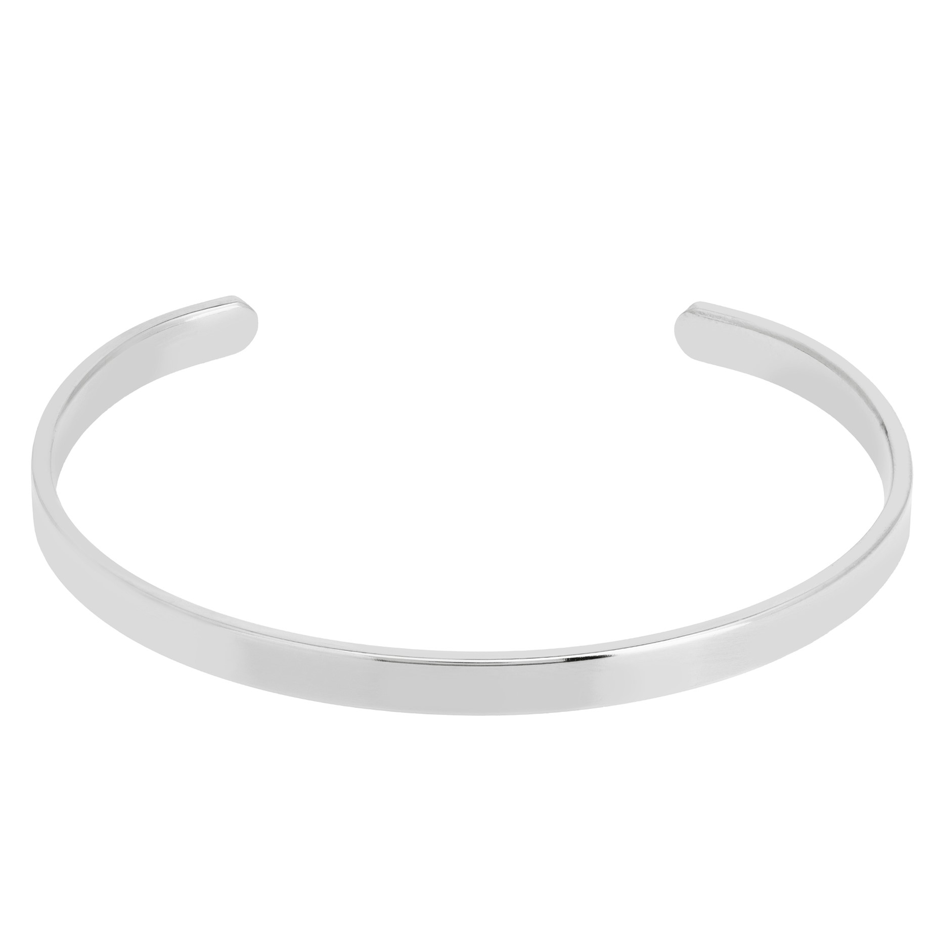 srebrna bransoletka mankietowa dla mężczyzny z grawerem