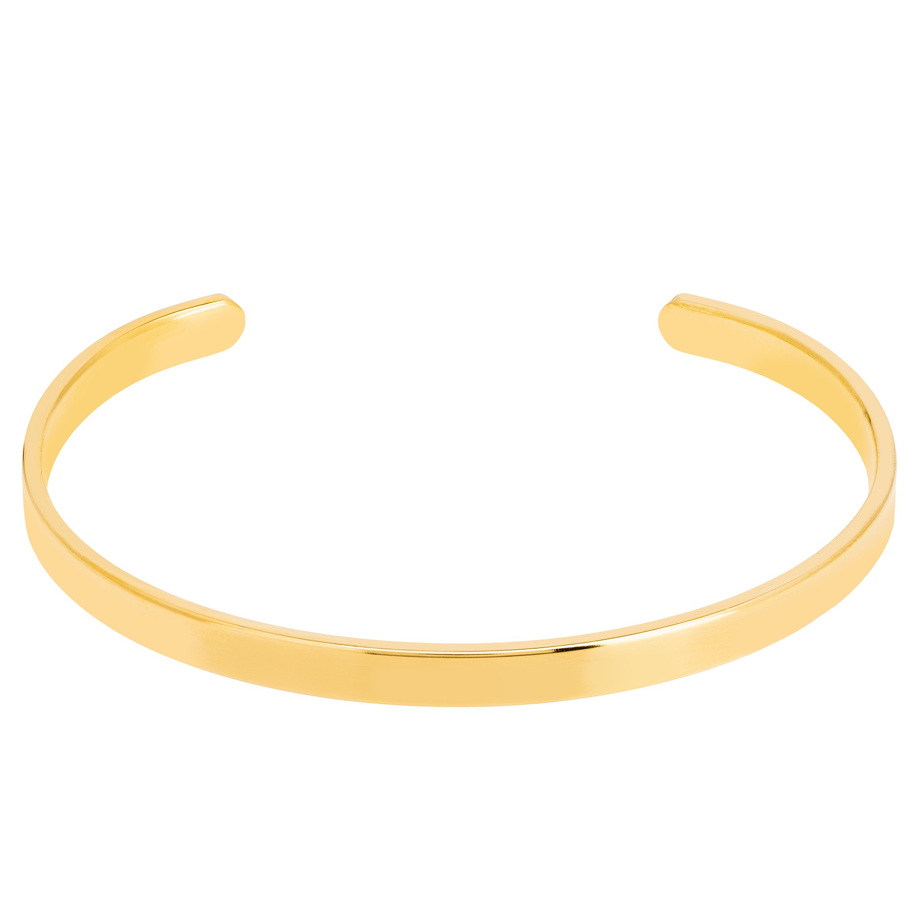 złota bransoletka mankietowa dla mężczyzny z grawerem